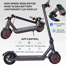 AOVOPRO Electric Scooter M365 Pro ES60/ES80 350W 31KM/h Dual Brake App LCD Display Waterproof Foldable Electric Scooter